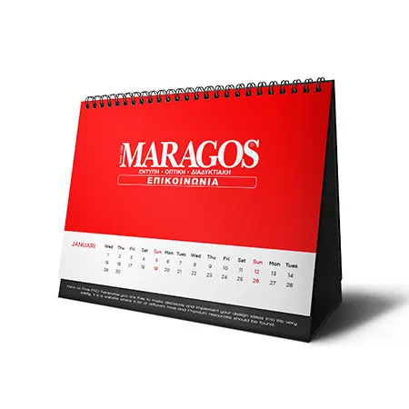 Tα Επιτραπέζια ημερολόγια, πυραμίδες είναι απ’ τα πιο δημοφιλή ημερολόγια γραφείου. | MARAGOS