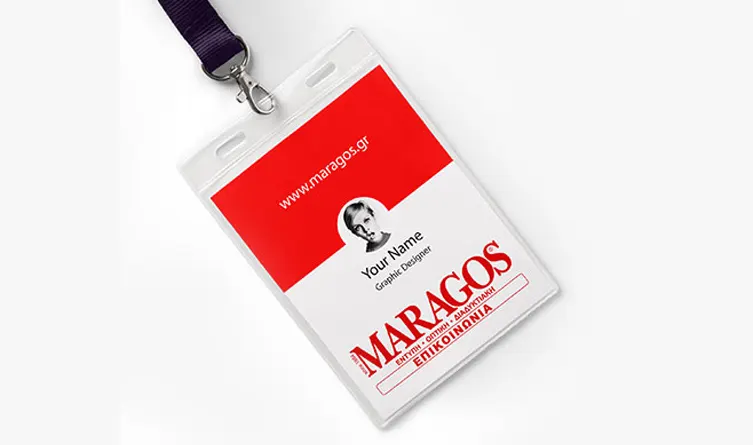 Οι κάρτες συνεδρίων ή εκθέσεων είναι απαραίτητα αξεσουάρ για συνέδρια ή εκθέσεις. Μπορούν να λειτουργήσουν και ως διαφημιστικά στοιχεία ή στοιχεία προώθησης με τυπωμένο το λογότυπο ή το σλόγκαν και ειδικά αν συνοδεύονται από λουράκι λαιμού. | MARAGOS