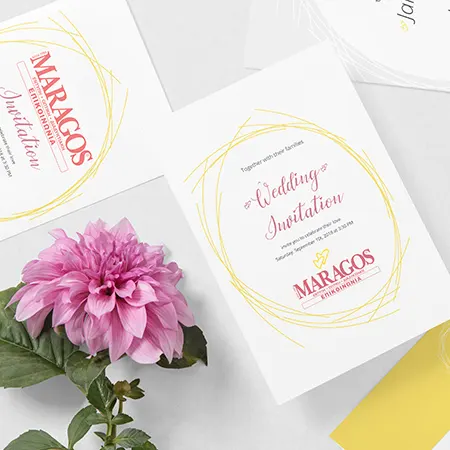 Έχοντας προσκλήσεις εντυπωσιακές και μοναδικές, προσαρμοσμένες στις ανάγκες σας, διασφαλίζετε την επιτυχία κάθε εκδήλωσης. | MARAGOS