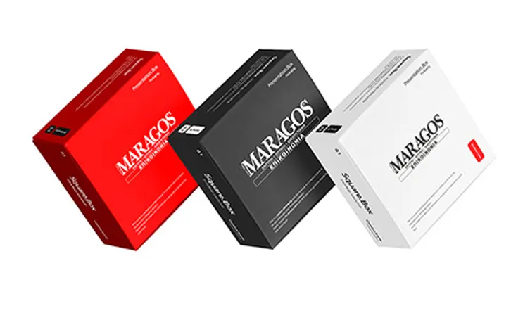 Εκτυπώνουμε και δημιουργούμε προϊόντα συσκευασίας όπως κουτιά, folder, χάρτινες θήκες cd, DVD, χάρτινα Stands κ.α. | MARAGOS